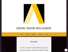 Tablet Screenshot of centraltheatreartsacademy.org